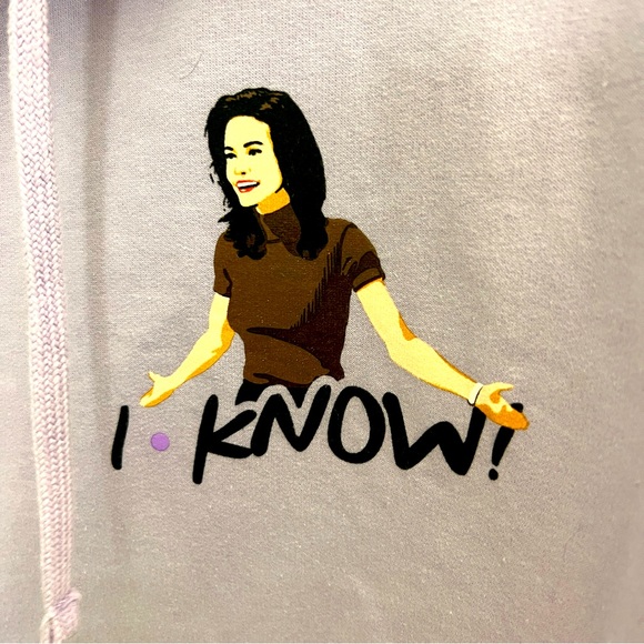Limited Edition Official Friends Reunion Merch - “I know” Monica Hoodie - Picture 2 of 4